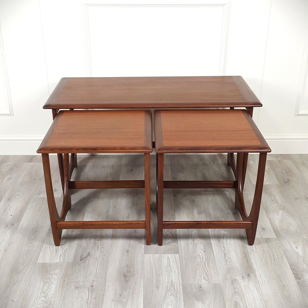 Set of 3 Vintage Teak Nesting Coffee Tables by VB Wilkins for G-PLAN ...