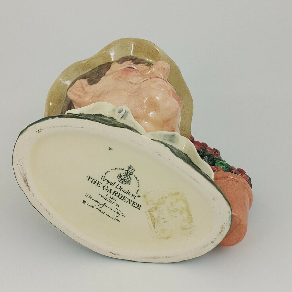 Royal Doulton Large Character Jug D6867 the Gardener 5639 Etsy UK