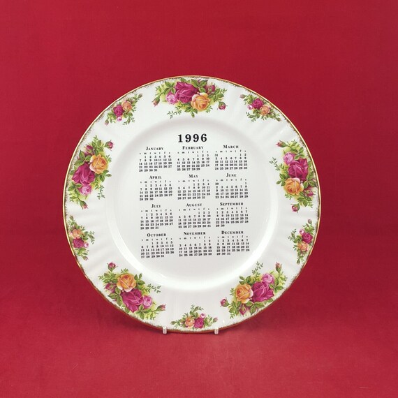 Royal Albert Old Country Roses 1996 Calendar Plate 8082 OA - Etsy