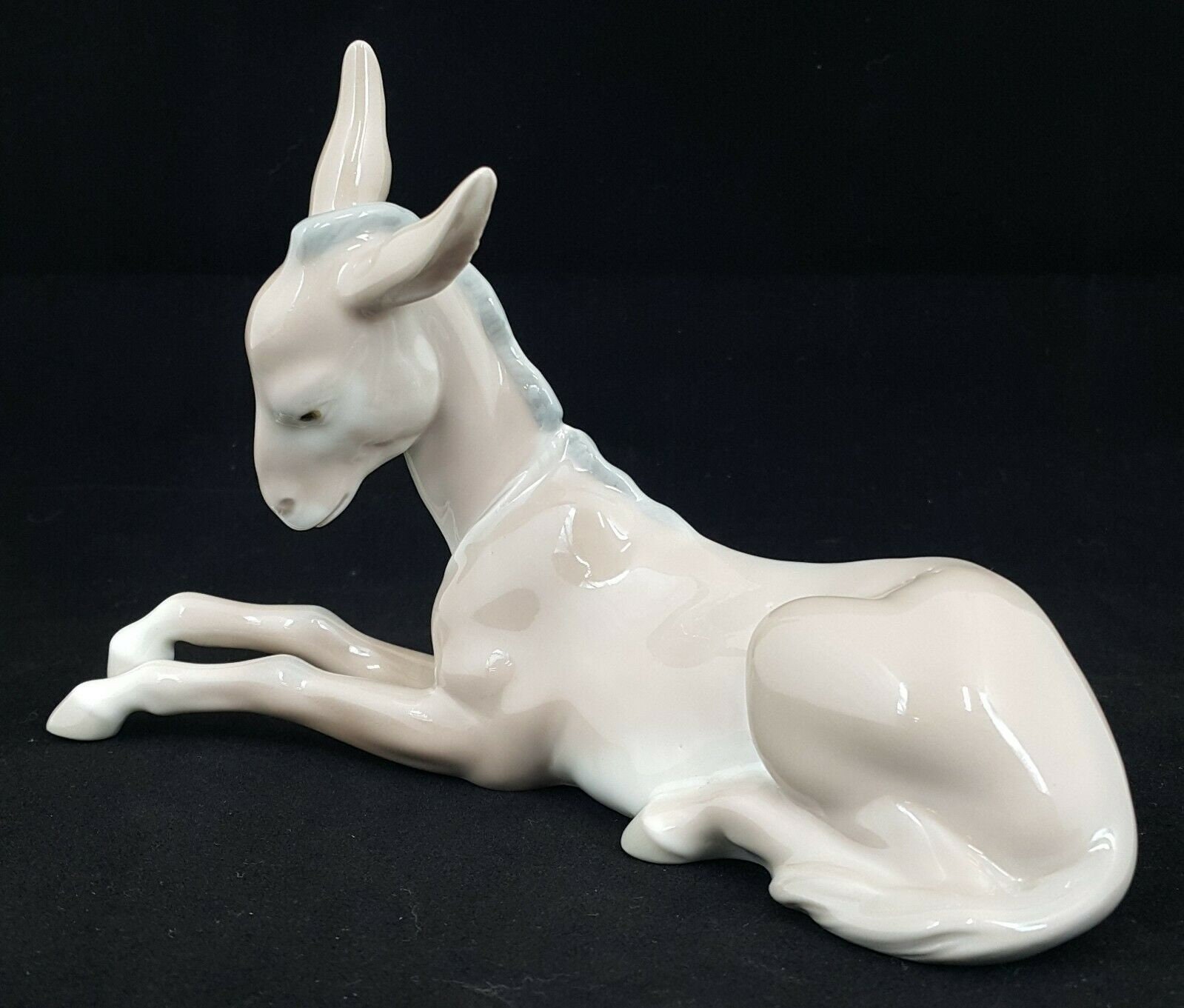 Lladro figurine nativity donkey 4679 3 tiny dots on top Etsy