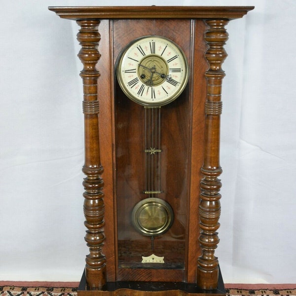 Antique Regulator Clock Etsy