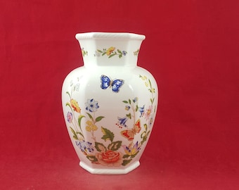 Aynsley Cottage Garden Flowers & Butterflies Large Vase - 8312 OA