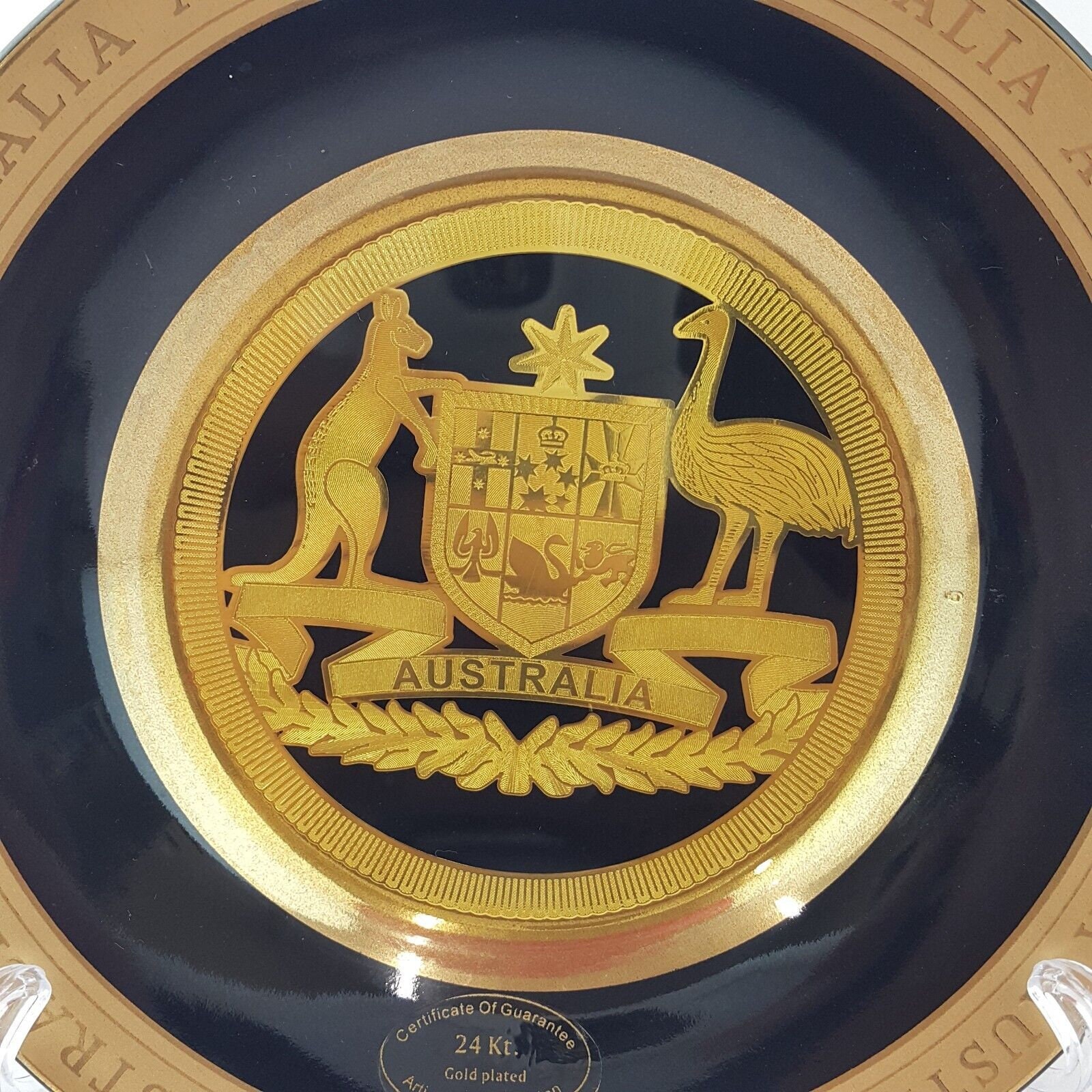 Buy Australia Commonwealth 24k-gold Plated Plate 7431 O/A Online 