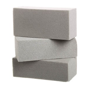 6Pcs Dry Floral Foam-Round Floral Foam Block for Artificial Flowers-Dry Floral  Foam Brick-Green Floral Foam Sponge Fresh Flower Arrangement for Florist  Floral DIY Craft Wedding Aisle Flower Decoration 