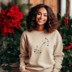 Bluza z nadrukiem Astrology | Bluza damska Premium | Bluza unisex z nadrukiem Zodiac Sign Oversized