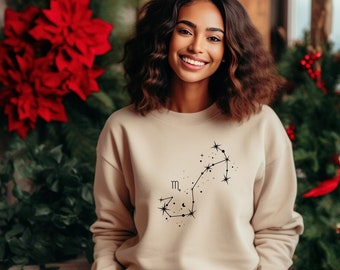 Aangepaste astrologie Sweatshirt | Premium damessweatshirt | Dierenriemteken oversized unisex sweatshirt