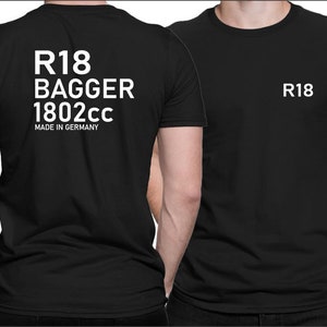 Pour les fans de BMW R18 t-shirt motorrad bagger chemise de moto