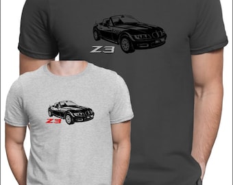 For BMW Z3 T-shirt car Classic 90's roadster fans shirt