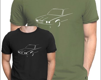 Für BMW E30 Fans T-Shirt 316 318 320 323i 325i m3 klassisches Shirt