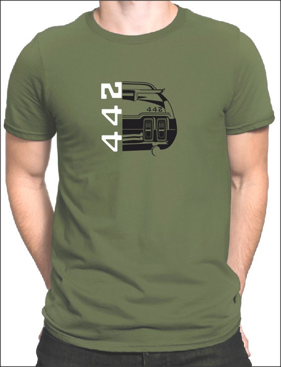 Kleding Gender-neutrale kleding volwassenen Tops & T-shirts T-shirts Olds 442 '70s T-Shirt Muscle Car 