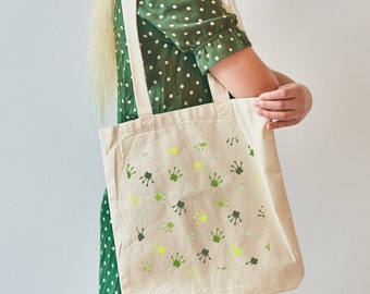 Frog Tote Bag | Frog Lover Shopping Bag, Frog Grocery Bag