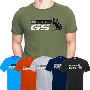 Für BMW R 1200 GS Fans Motorrad T-Shirt 1200GS Herren Biker Shirt