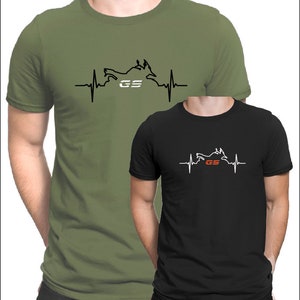 Für BMW R 1250 GS Fans Motorrad T-Shirt 1250GS 1200GS Herren Biker Shirt
