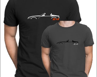 Für BMW Z4 T-Shirt Auto Klassiker 90er Roadster Fans Shirt