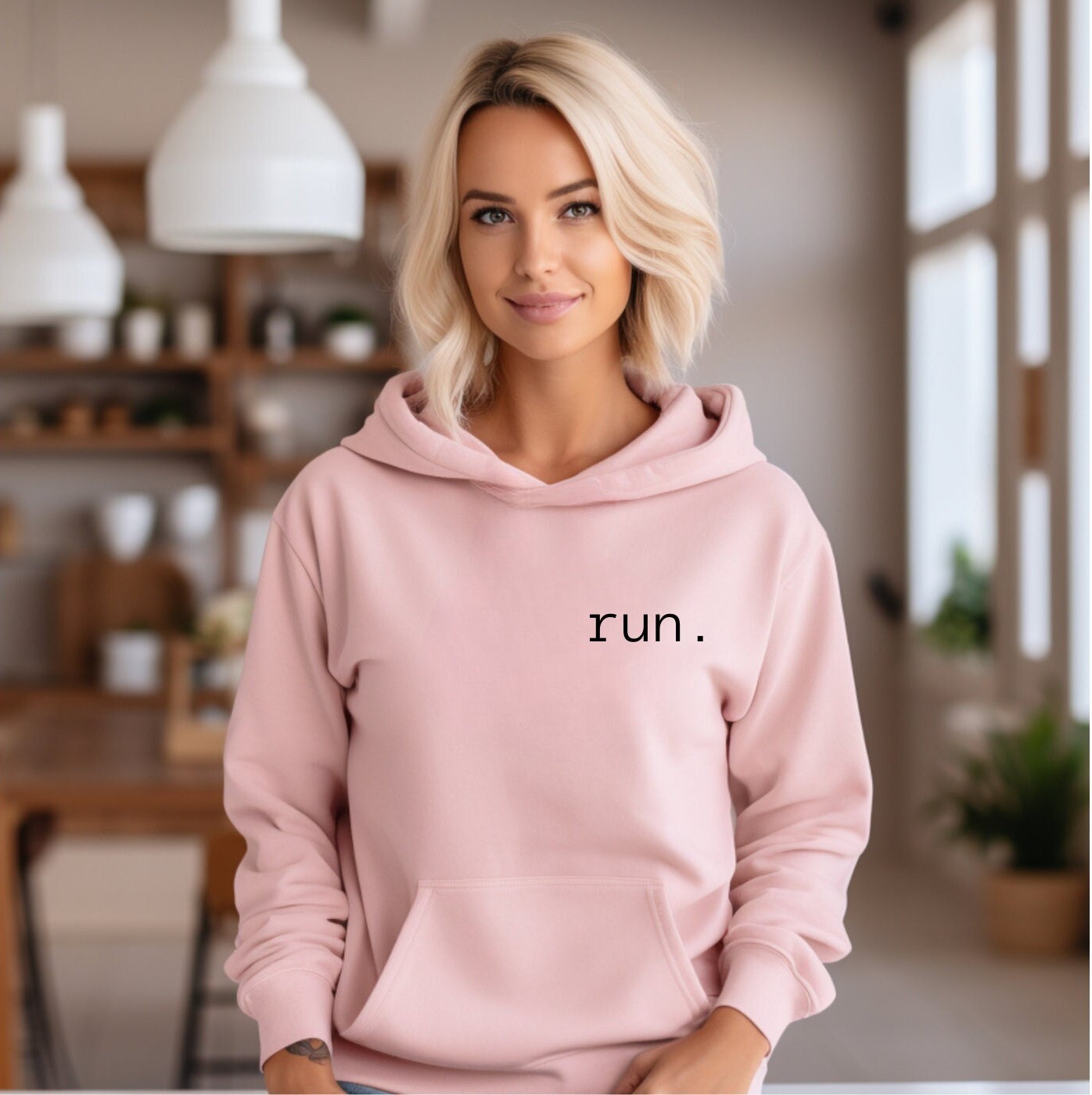 Run Hoodie Premium Women Hoodie Minimalist Running - Etsy