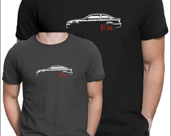 Für BMW E36 Fans T-Shirt 316 318 320 323i 325i m3 Classic Shirt