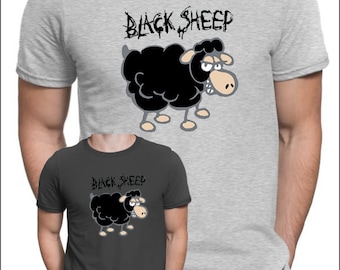 Zwart Schaap T-shirt Cadeau grappig t-shirt