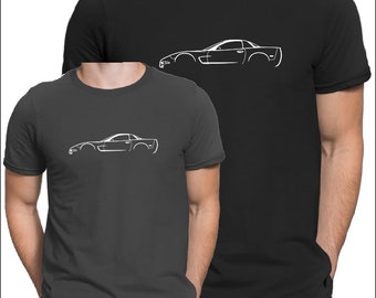 C5 Chevy shirt cadeau silhouet T-Shirt C 5