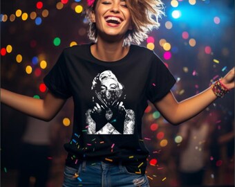 Inspired with Marilyn Tshirt, Gift For Her, Tee Unisex Sweatshirt, Trendy Crewneck t-shirt