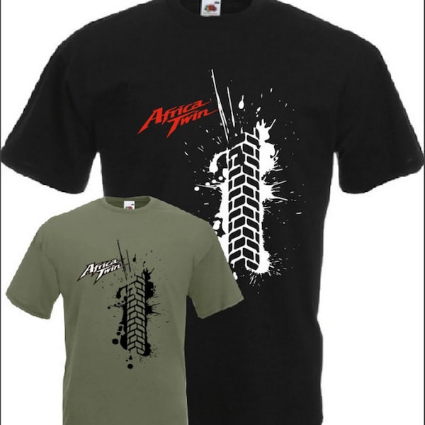 Per t-shirt Africa Twin moto per i fan Honda regalo camicia