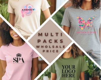 Custom Multipack Shirt, Custom Logo on Shirt, Custom Business Shirt, Wholesale Custom Shirt, Customized Company Gifts, Brand Shirt