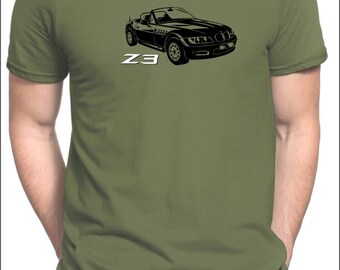For BMW Z3 T shirt Car Classic 90 s Roadster Fans Shirt Etsy Canada