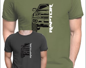 Pickup silhouette T-shirt Raptor fans Pick up car shirt