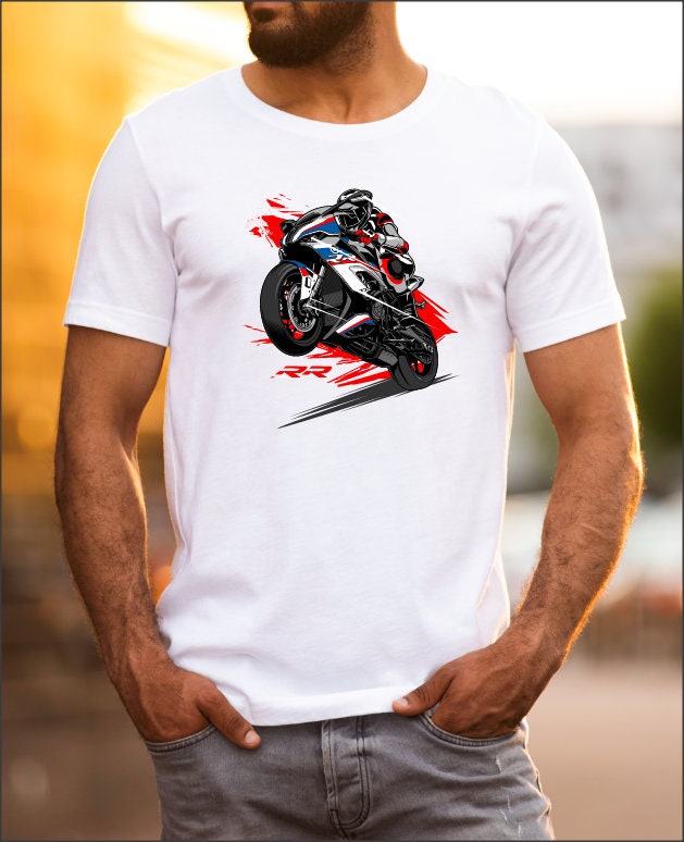 For S1000RR T-shirt for BMW Fans Motorcycle Shirt S 1000 RR 