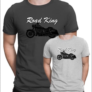 T-Shirt für Road King Harley Fans Herren Biker Shirt