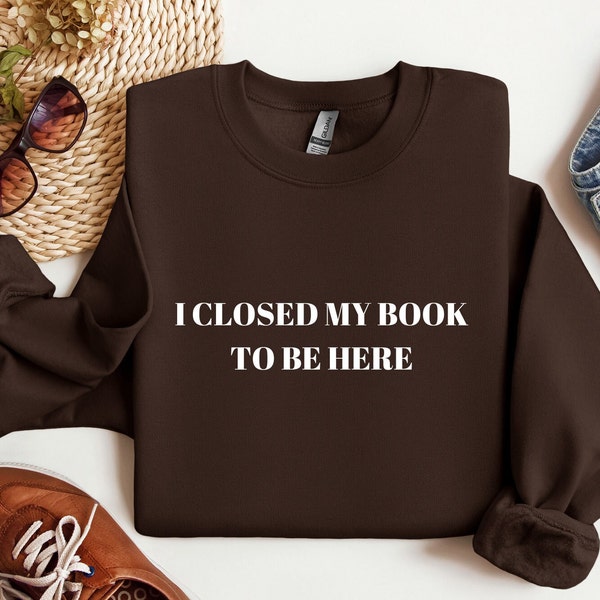 Sweat-shirt livresque | Sweat-shirt femme haut de gamme | Sweat-shirt unisexe surdimensionné pour amoureux des livres