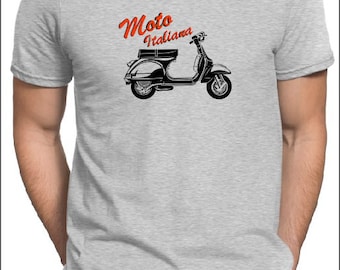 Italiensk skoter-T-shirt Klassisk skoter-T-shirt