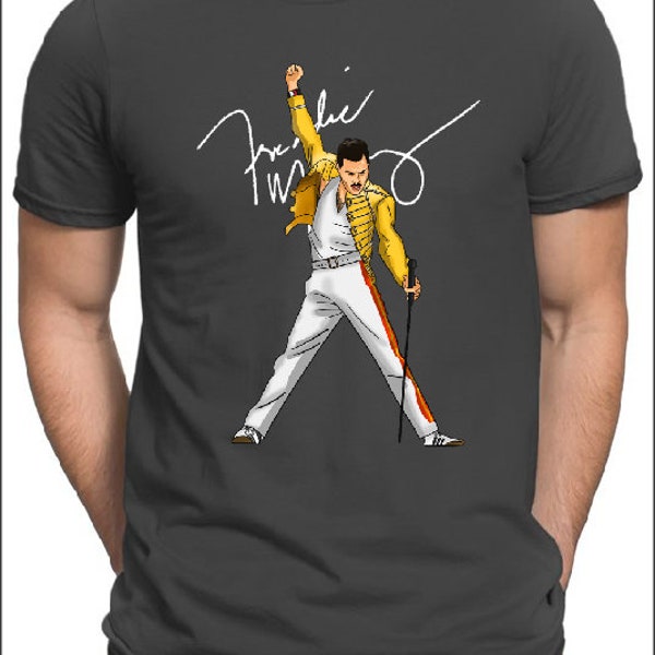 The Legend Freddie Mercury Heren shirt voor queen fans t-shirt