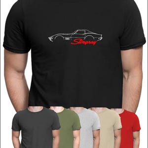 For Stingray T-Shirt C3 Chevy shirt 1969 1970 1971 1972 1973