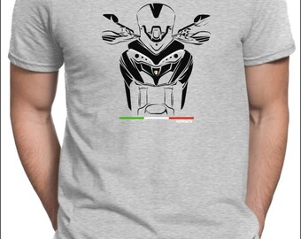 Herren T-Shirt Multistrada Graphic Print – 100% Baumwolle, Klassischer Schnitt, Für Alltag & Freizeit