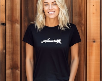 For BMW Mini Cooper fans Women Cabrio shirt