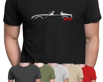 Für BMW Z4 T-Shirt Auto Classic 90er Roadster Fans Shirt E85