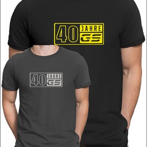 40 Jahre T-Shirt Per R 1250 GS T-SHIRT Adventure Motorrad camicia F850GS