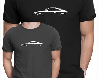 Pour TT t-shirt voiture voitures allemandes silhouette cadeau