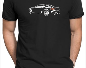 T-Shirt für GT86 Black Limited Fans – Silhouette-Geschenk-Shirt