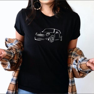 Für Mini Fans Damen Auto T-SHIRT Frauen Shirt