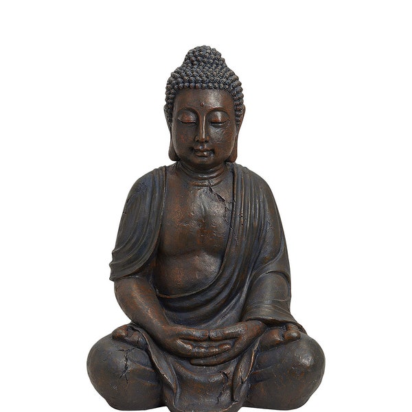 Buddha Statue XL Buddhastatue sitzend 67 cm Figur Deko