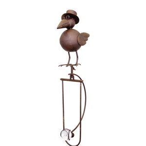 Trellis rocker wind chime bird 150 cm garden decoration decorative rod 208564