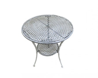 Gartentisch Beistelltisch Metalltisch Blumenhocker Gartendeko Tisch