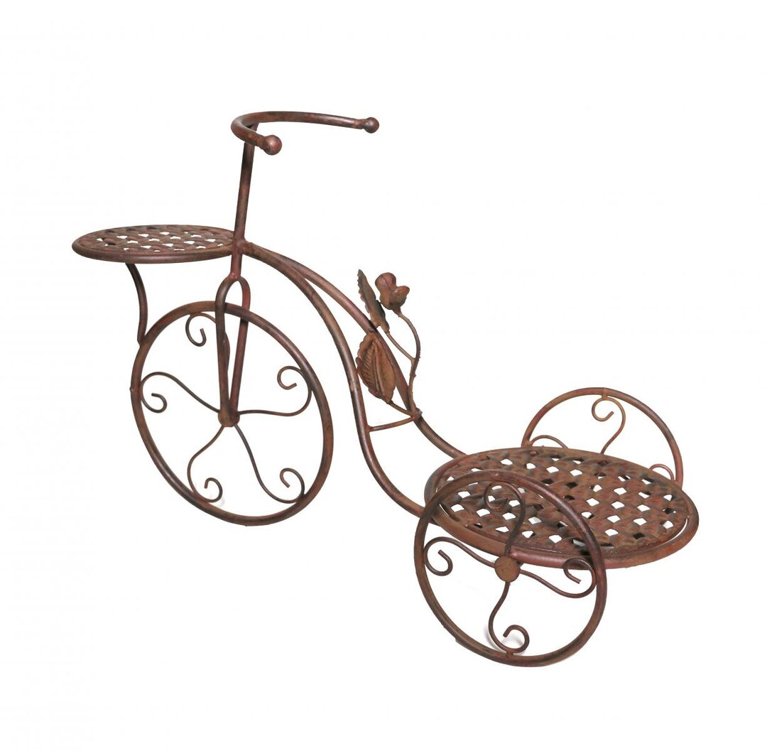 Metal Tricycle Planting Bicycle Flower Pot Holder Flower Bench Etsy