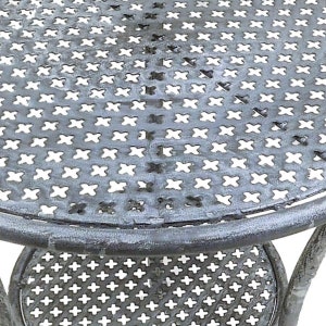 Gartentisch Beistelltisch Metalltisch Blumenhocker Gartendeko Tisch Bild 4