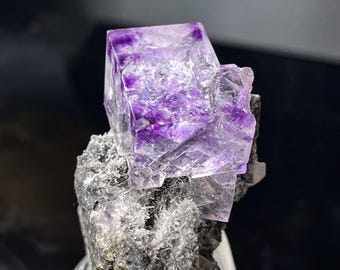 YGX YaoGangXian 紫蛍石結晶、透明水晶、砂糖水晶、ウルフラマイト、黄