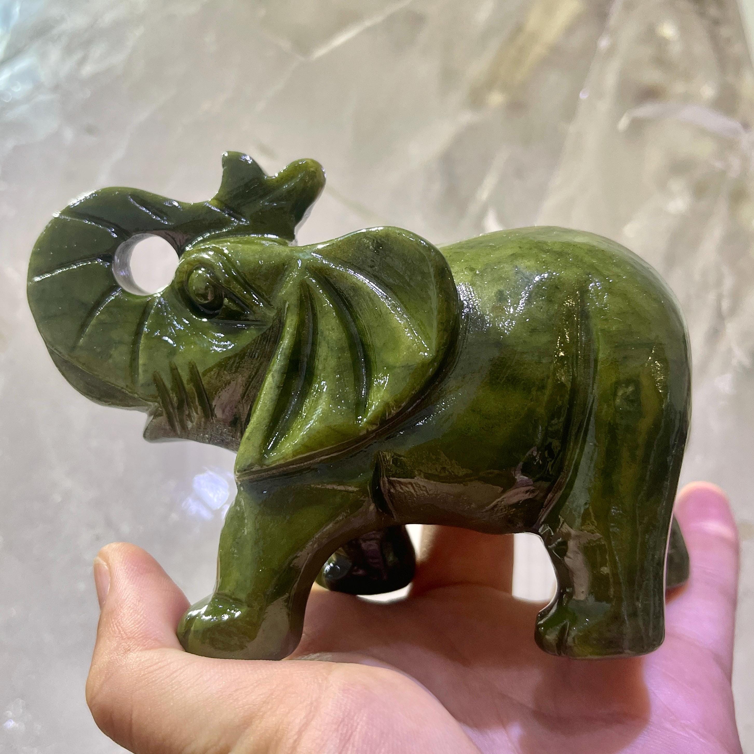 Large Jade Elephant - Etsy Large Jade Elephant - Etsy
