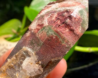 Natrual Rainbow Garden Quartz Tower, Crystal Freeform, Phantom Quartz, Monet&#39;s Garden Collection, Crystals Collection, Birthday Gift