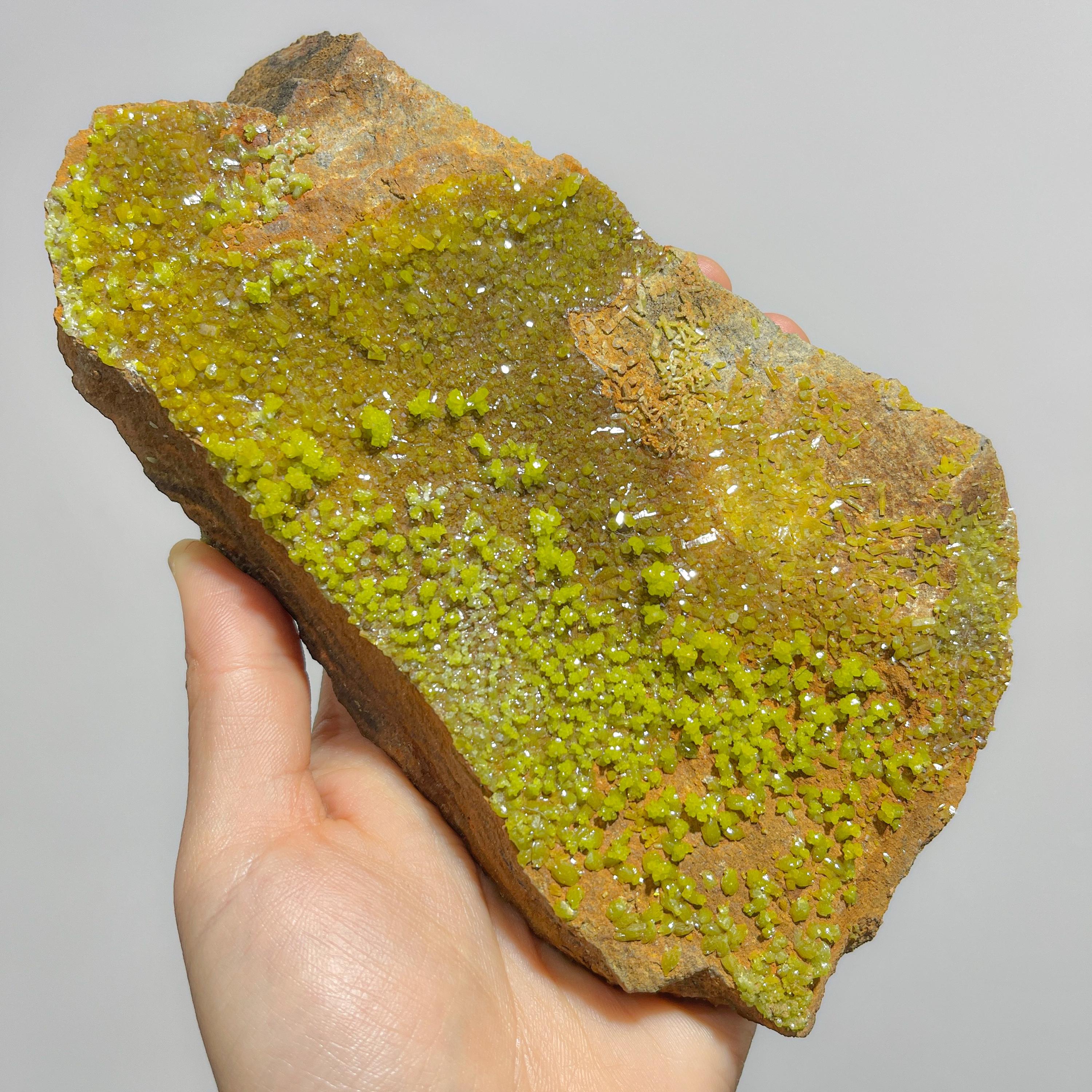 Natural Pyromorphite Specimen From Guangxi, Home Decoration, Unique Mineral Specimen, Energy Crystal, Crystal Gift
