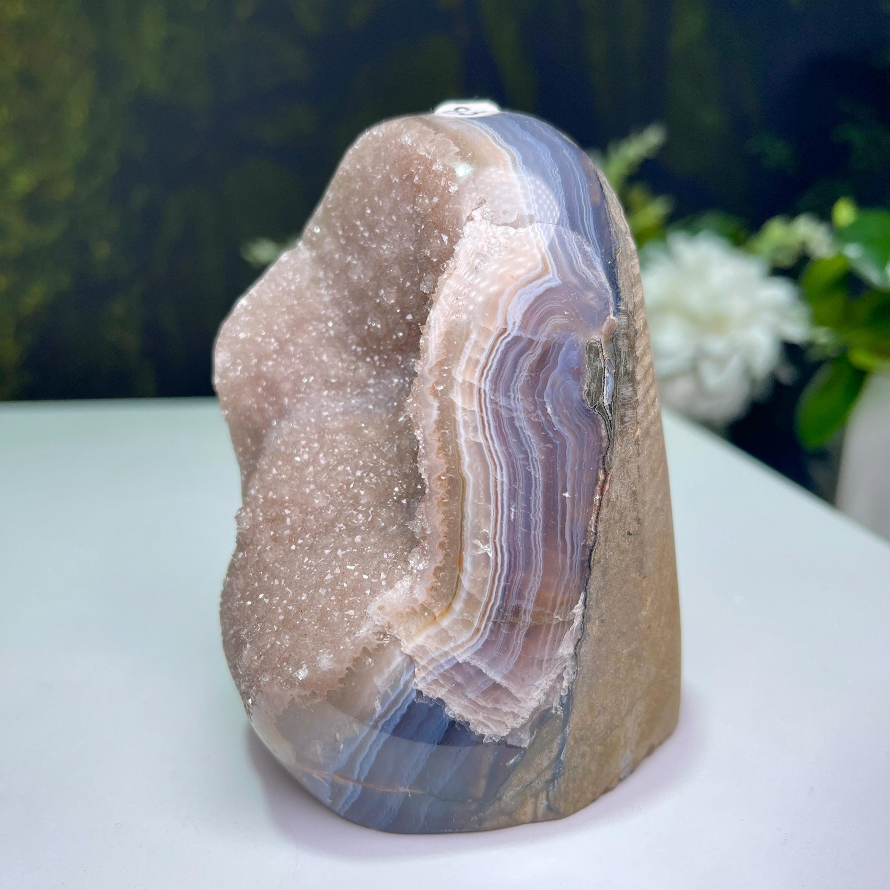 天然アメジスト ジオード クォーツ クラスター クリスタル 美しい天然